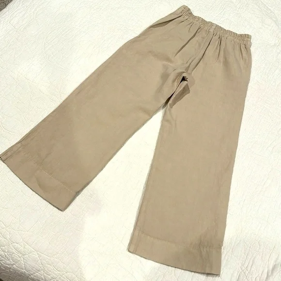 NWOT Zara beige wide pants - Picture 4 of 4